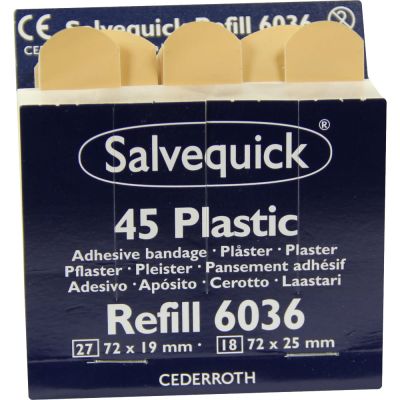 SALVEQUICK Pflasterstrips wasserfest Refill 6036