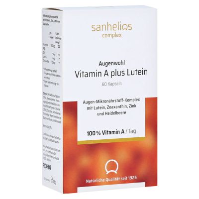 SANHELIOS Augenwohl Vitamin A plus Lutein Kapseln