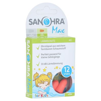 SANOHRA max Gehörschutzstöpsel f.Kinder