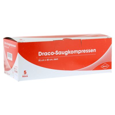 SAUGKOMPRESSEN 20x40 cm steril Draco