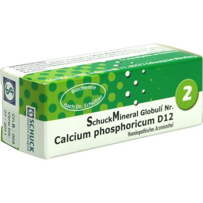 SCHUCKMINERAL Globuli 2 Calcium phosphoricum D 12