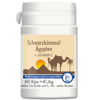 Schwarzkümmelöl Kapseln + Vitamin E