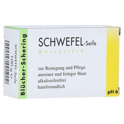 SCHWEFEL Seife Bluecher Schering