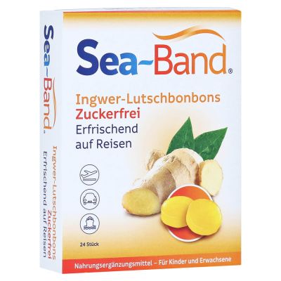 SEA-BAND Ingwer-Lutschbonbons zuckerfrei