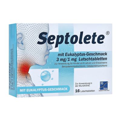 SEPTOLETE mit Eukalyptus-Geschmack 3mg/1mg Lut.-T.