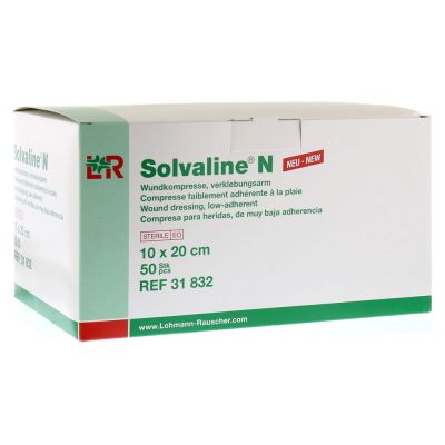 SOLVALINE N Kompressen 10x20 cm steril