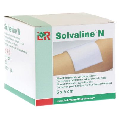 SOLVALINE N Kompressen 5x5 cm steril