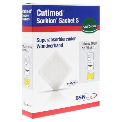 SORBION Cutimed Sachet S Wundauflage 10x10 cm