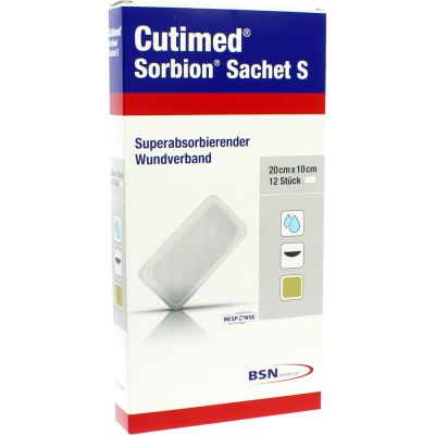 SORBION Cutimed Sachet S Wundauflage 10x20 cm