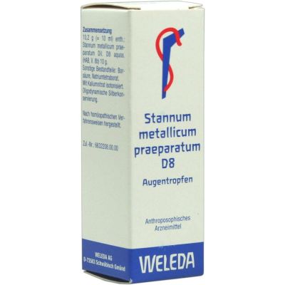 STANNUM METALLICUM praeparatum D 8 Augentropfen