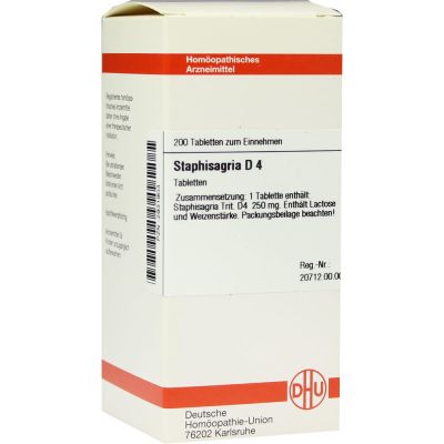 STAPHISAGRIA D 4 Tabletten