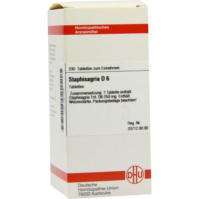 STAPHISAGRIA D 6 Tabletten