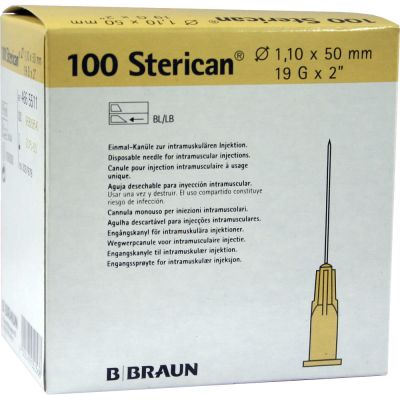 STERICAN Kanülen 19 Gx2 1,1x50 mm