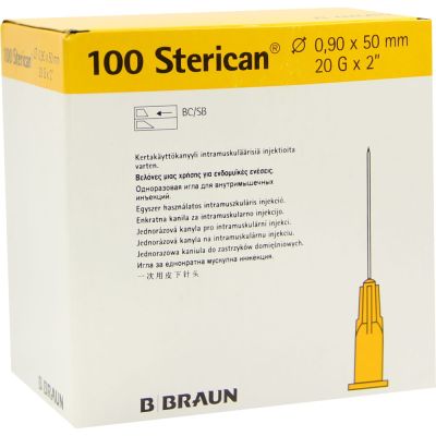 STERICAN Kanülen 20 Gx2 0,9x50 mm