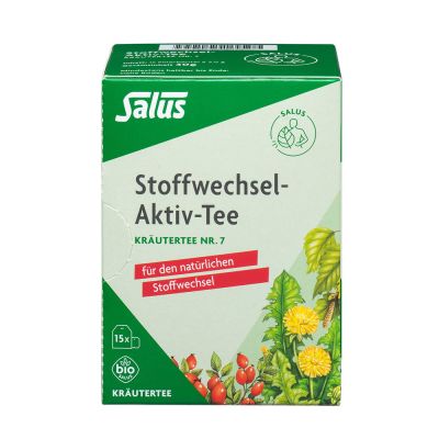 STOFFWECHSEL-AKTIV Tee Kräutertee Nr.7 Bio Salus