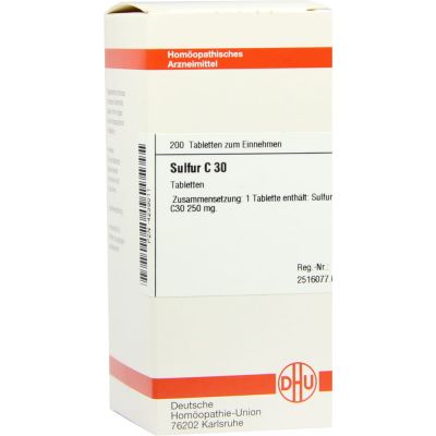 SULFUR C 30 Tabletten