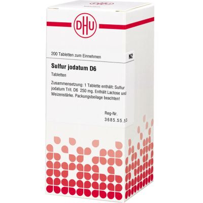 SULFUR JODATUM D 6 Tabletten