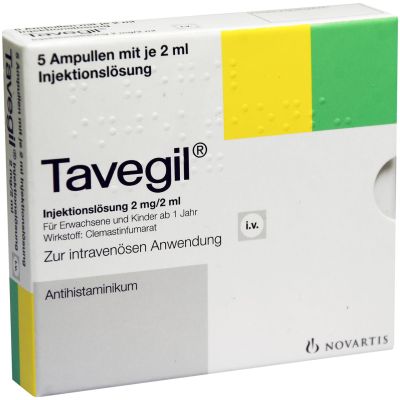 TAVEGIL Injektionslösung 2 mg/2 ml Ampullen