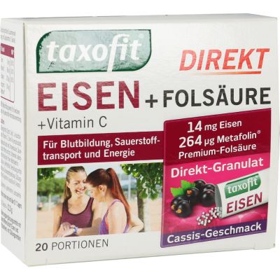 TAXOFIT Eisen+Folsäure Direkt-Granulat