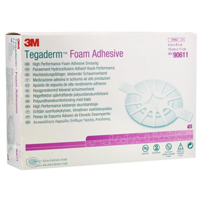 TEGADERM 3M Foam Adhesive 10x11 cm oval 90611