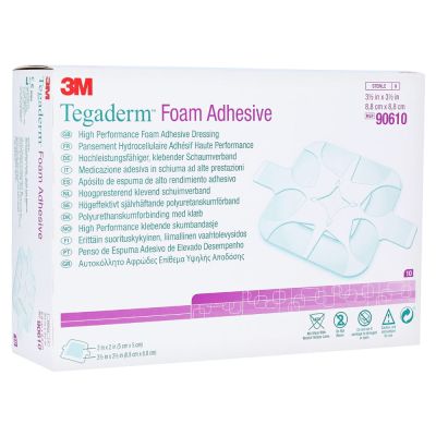 TEGADERM 3M Foam Adhesive 8,8x8,8 cm 90610