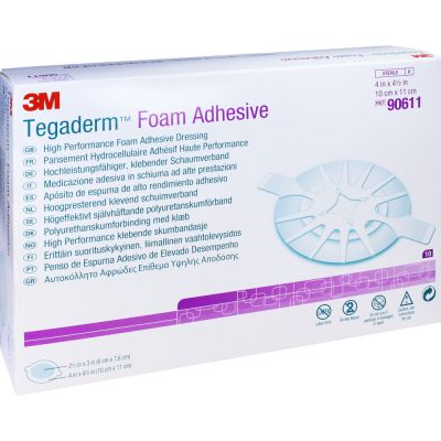 TEGADERM Foam Adhesive 10x11 cm oval 90611