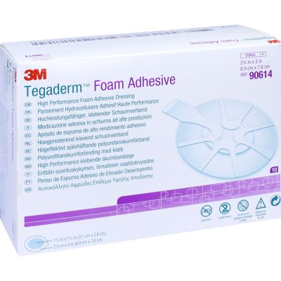 TEGADERM Foam Adhesive 6,9x7,6 cm oval 90614