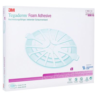 TEGADERM Foam Adhesive FK 19x22,2 cm oval 90616