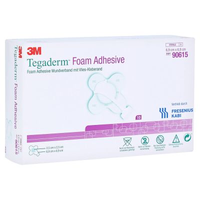 TEGADERM Foam Adhesive FK 6,9x6,9 cm kreuzf.90615