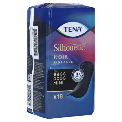 TENA SILHOUETTE Einlagen mini noir