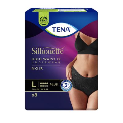 TENA SILHOUETTE plus L noir Inkontinenz Pants