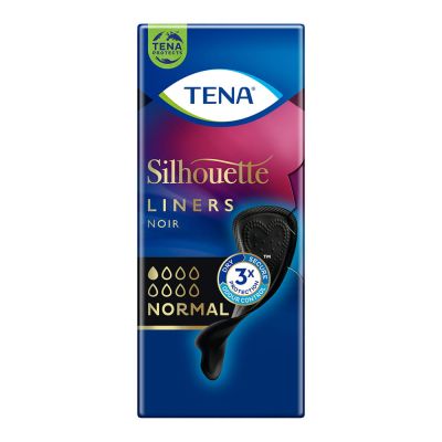 TENA SILHOUETTE Slipeinlagen normal noir