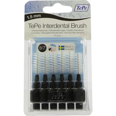 TEPE Interdentalbürste 1,5mm schwarz