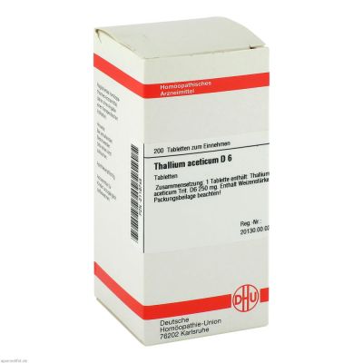 THALLIUM ACETICUM D 6 Tabletten