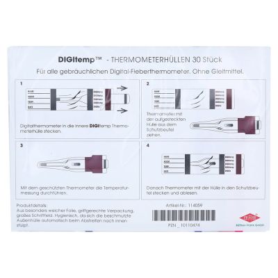 THERMOMETER Hüllen digital ohne Gleitmittel