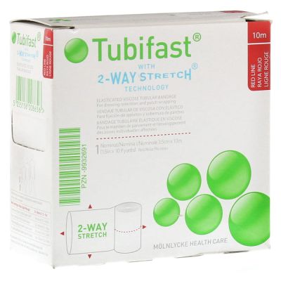 TUBIFAST 2-Way Stretch 3,5 cmx10 m rot