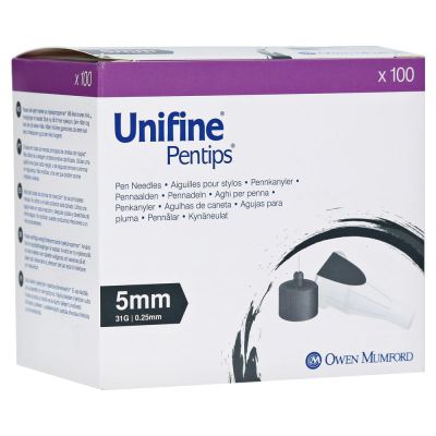 UNIFINE Pentips Kanüle 31 G 5 mm