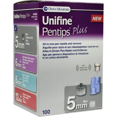 UNIFINE Pentips plus Kanüle 31 G 5 mm