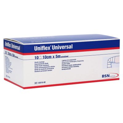 UNIFLEX Universal Binden 10 cmx5 m Zellglas weiss