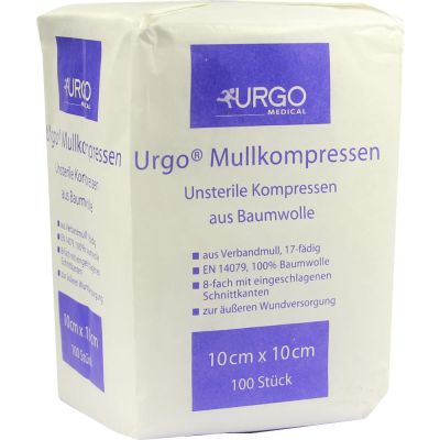 URGO MULLKOMPR 10X10CM