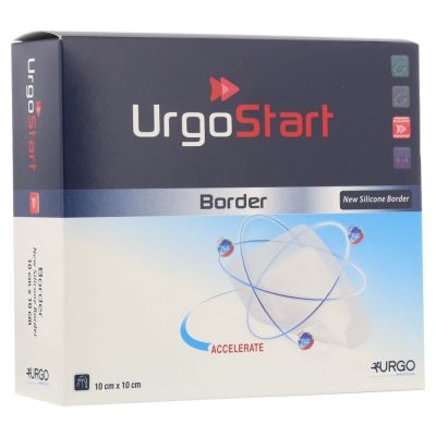 URGOSTART Border 10x10 cm Schaumstoffwundverband