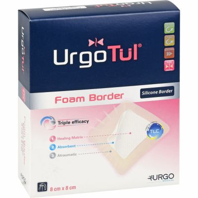 URGOTÜL Foam Border 8x8 cm Verband