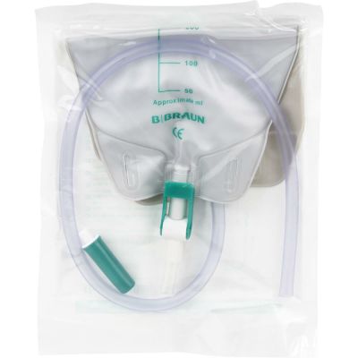 URIN BEINBEUTEL 500 ml Antirefluxvent.60 cm kürzb.