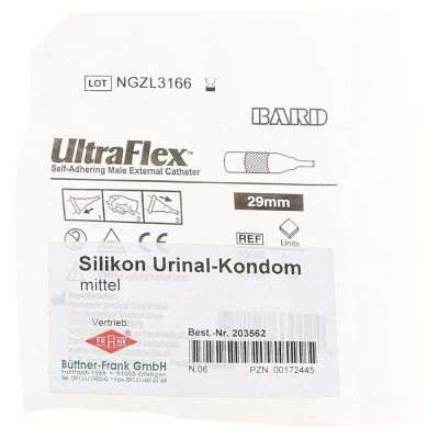 URINALKONDOM 30 mm mittel Silikon selbsthaftend