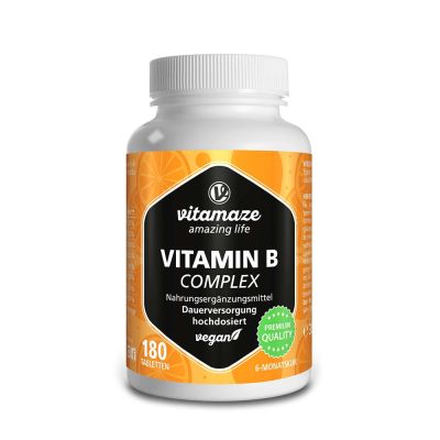 VITAMIN B COMPLEX hochdosiert vegan Tabletten