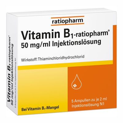 Vitamin-B1-ratiopharm 50mg/ml Injektionslösung