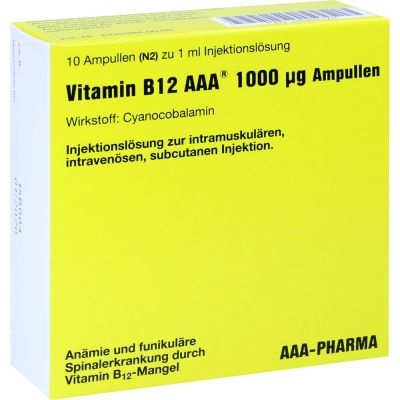 VITAMIN B12 AAA 1.000 µg Ampullen