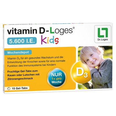 VITAMIN D-LOGES 5.600 I.E. Kids Kautabletten