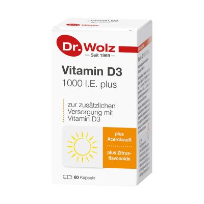 Vitamin D3 1000 I.E. plus Dr. Wolz