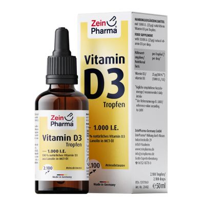 VITAMIN D3 TROPFEN 1.000 I.E. 2100 Tro.ZeinPharma